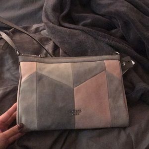 Guess Suede crossbody and wallet